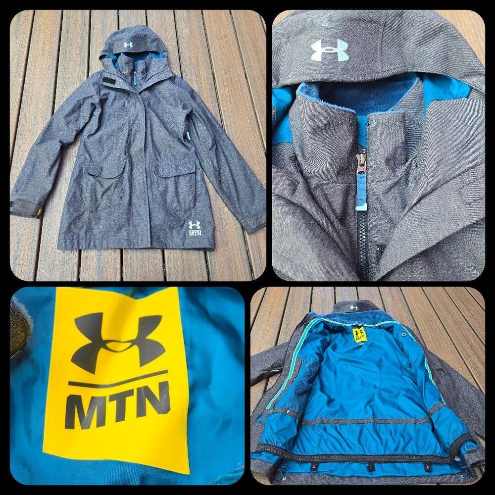Under Armour  MTN jacket snowboard ski women's med snow skirt vents